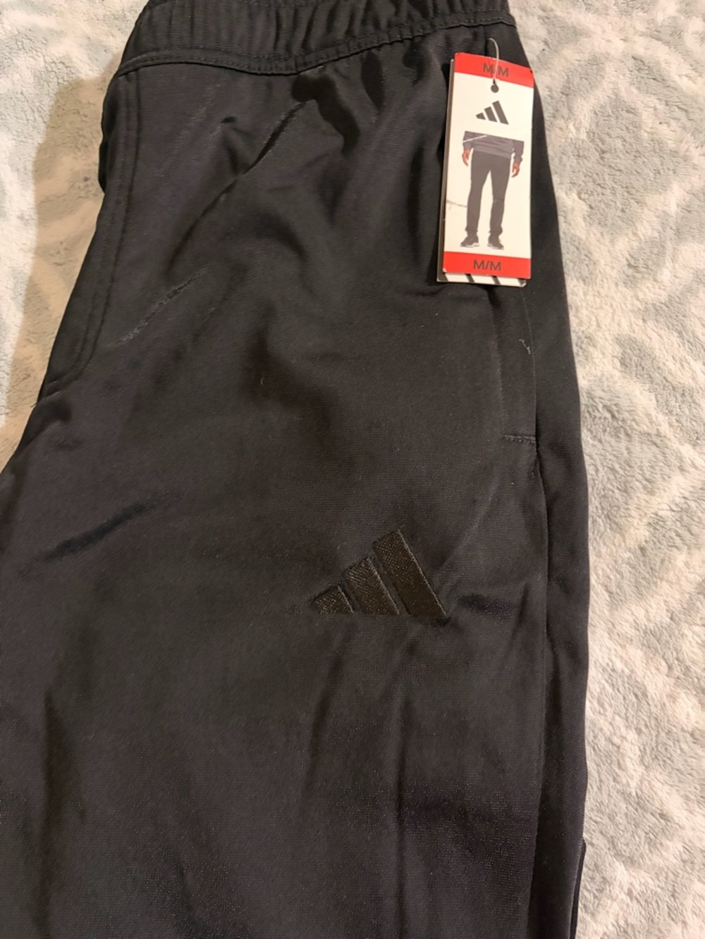 adidas Black Men's Lightweight Training Joggers